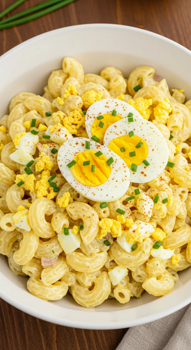 Deviled Egg Pasta Salad