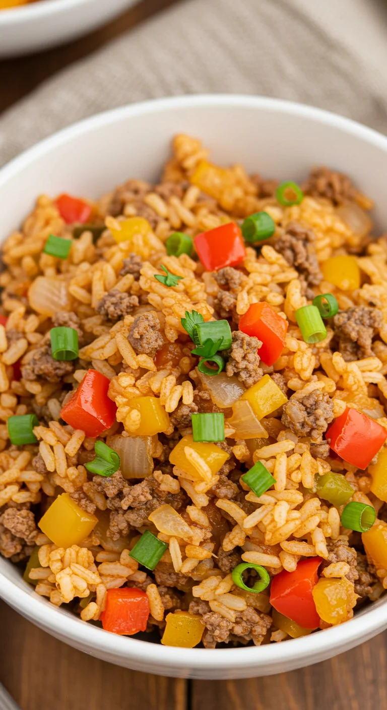 Dirty Rice with Ground Beef Recipe