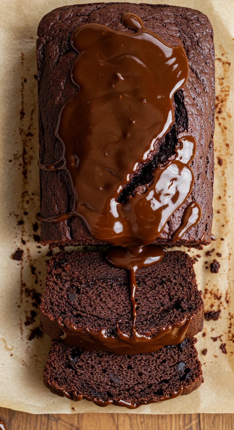 Hot Fudge Brownie Bread