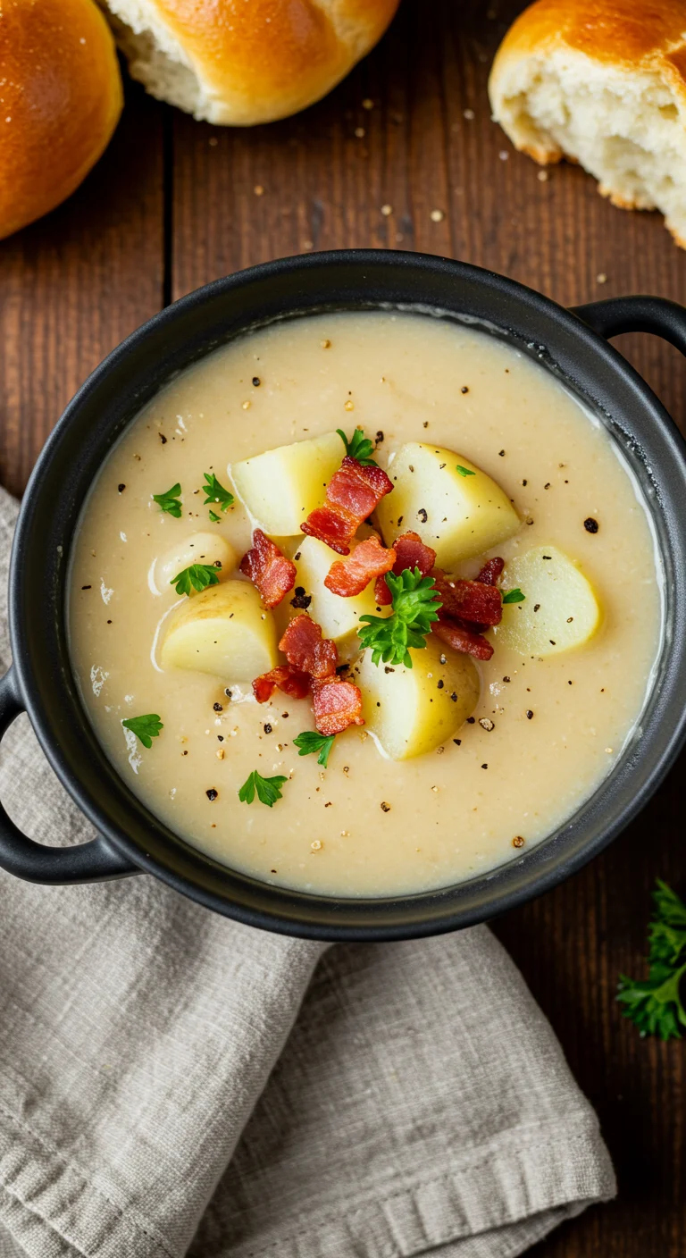 Irresistible Crock Pot Crack Potato Soup