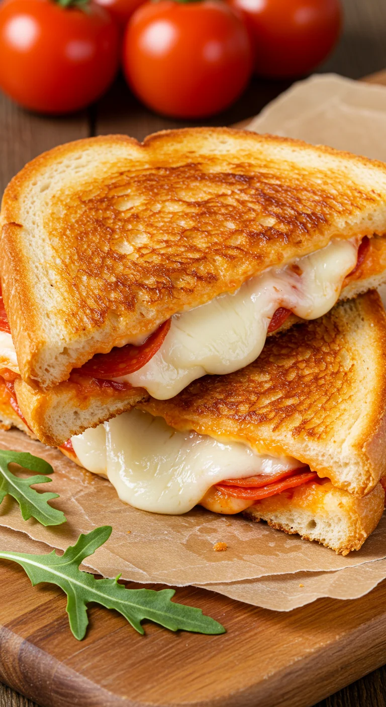 Pepperoni Pizza Grilled Cheese