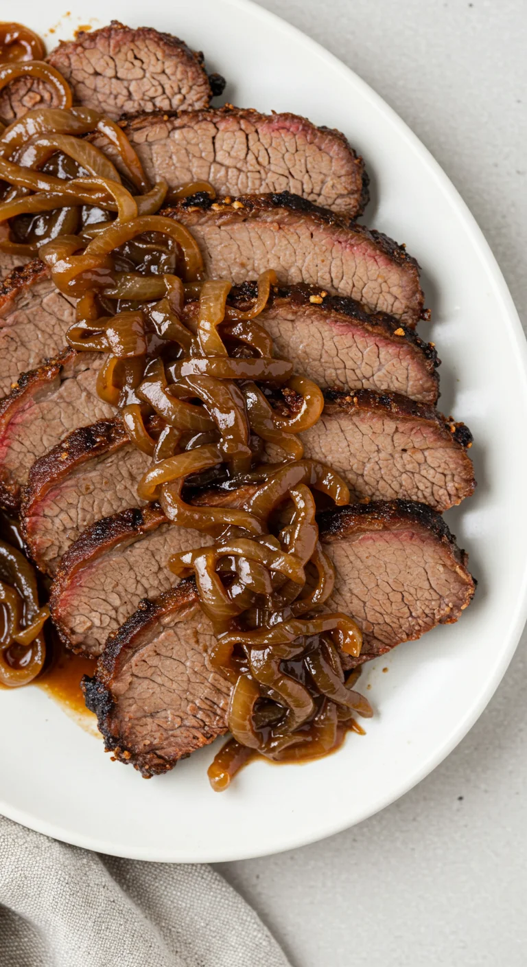 Slow Cooker Brisket with Balsamic Gravy