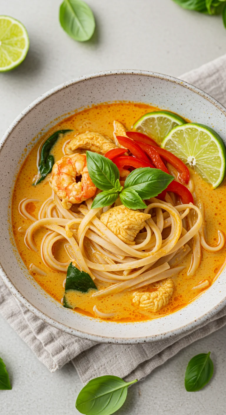 Thai Curry Chicken Noodle Soup
