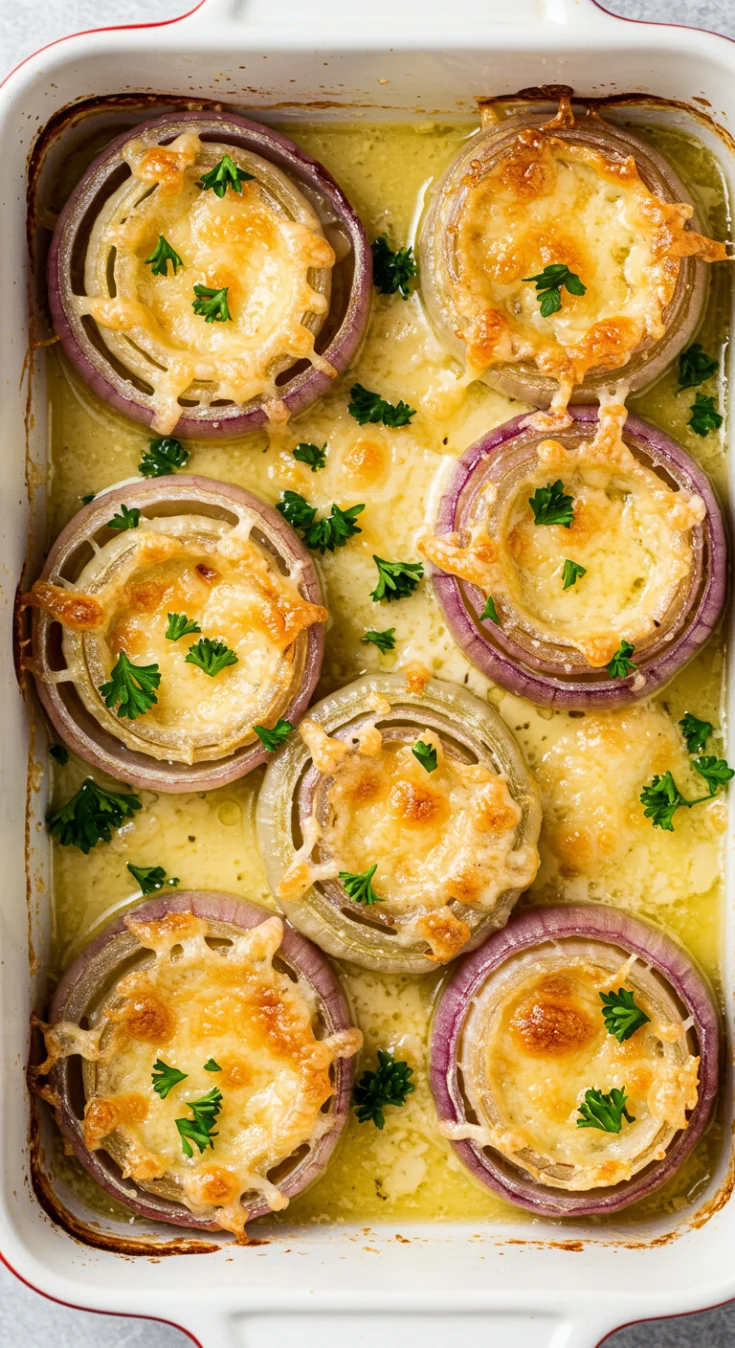 Cheesy Baked Tennessee Onions Cooking Information: