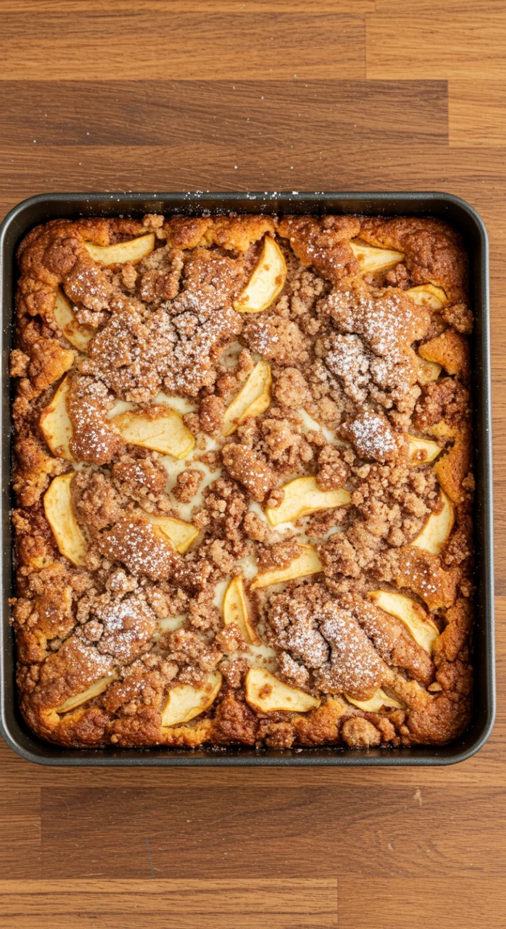Apple Coffee Cake with Cream Cheese