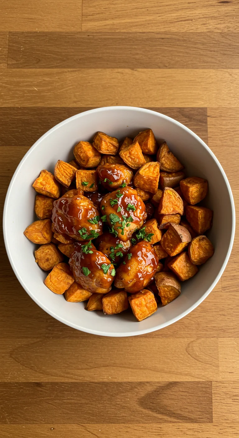 BBQ Chicken Sweet Potato Bowl