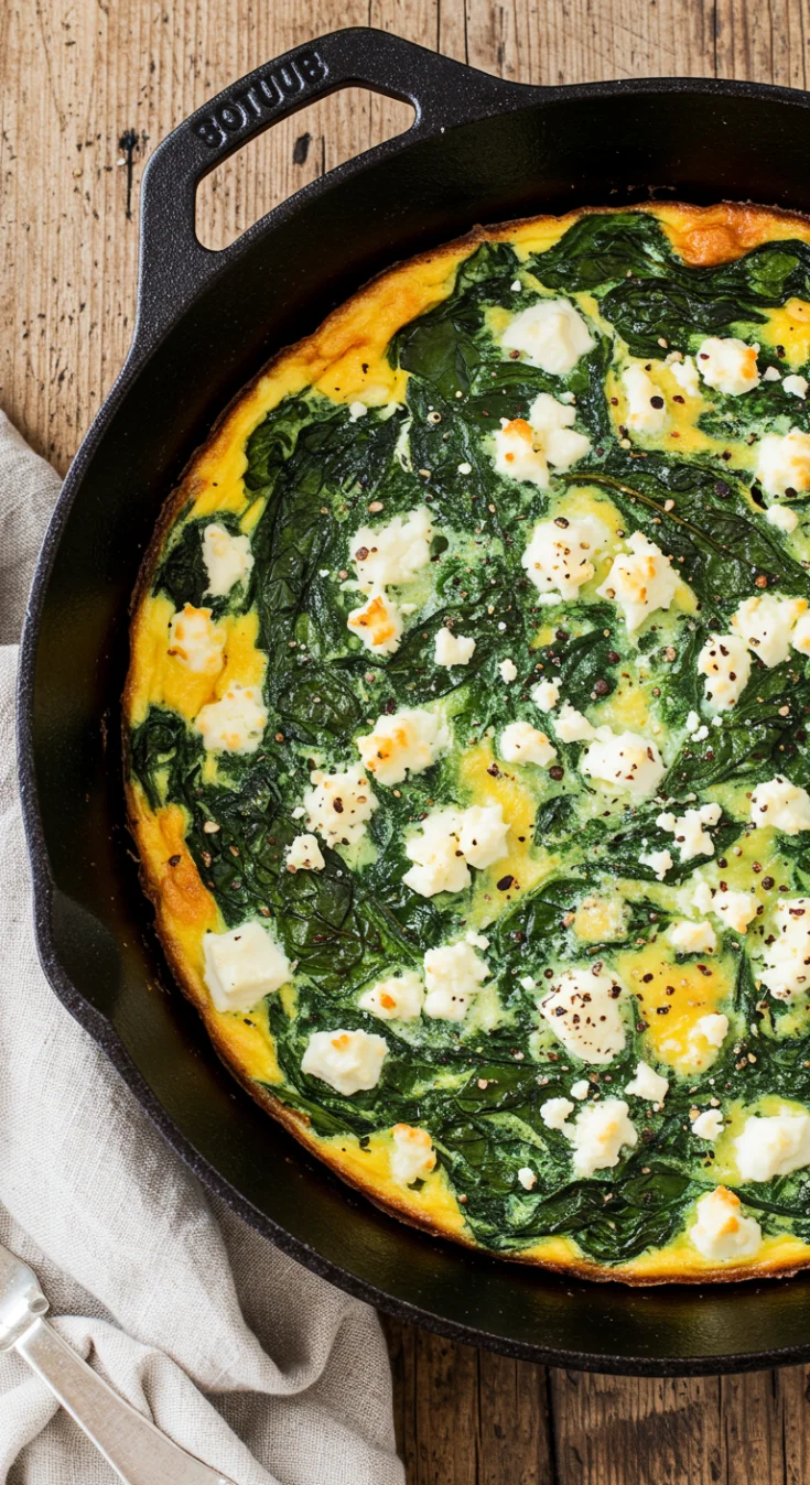 Best Spinach Frittata Ever