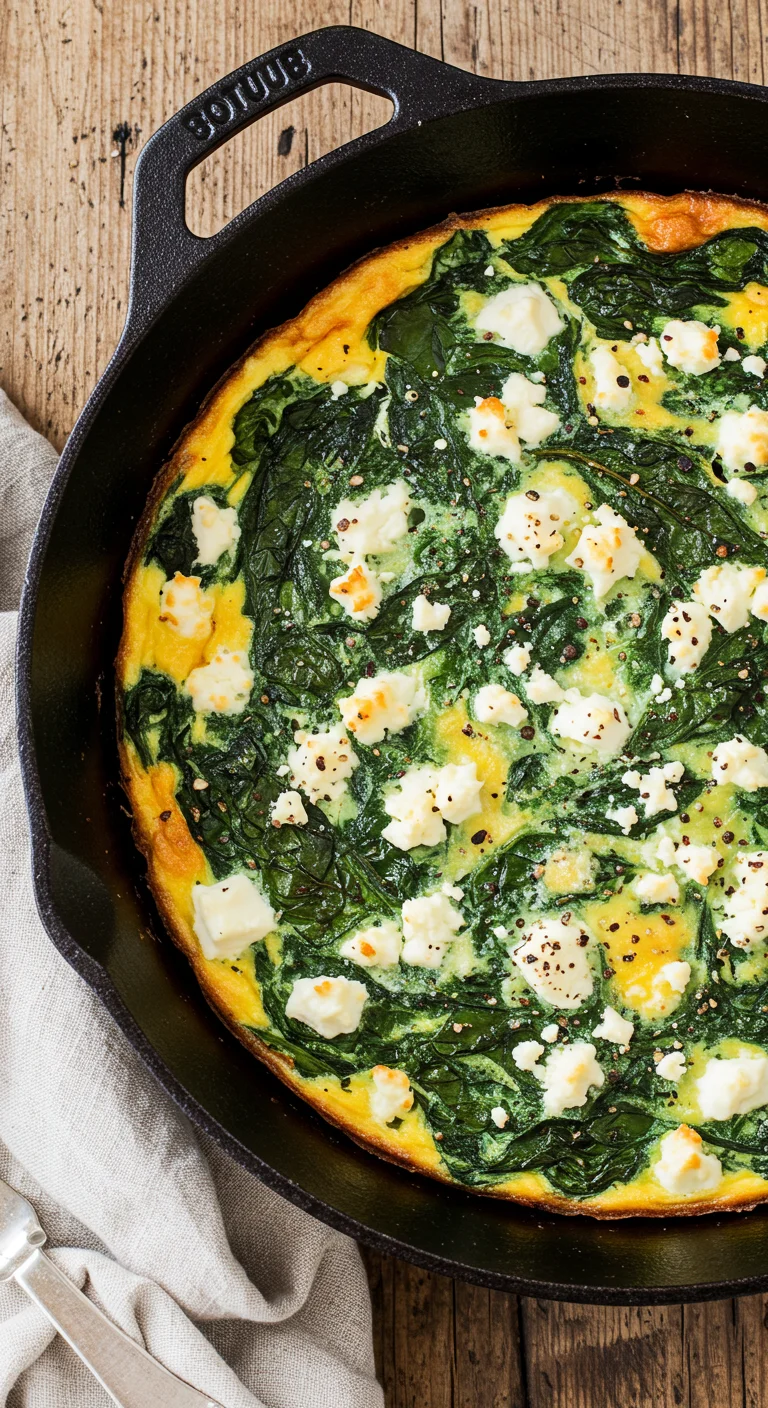 Best Spinach Frittata Ever