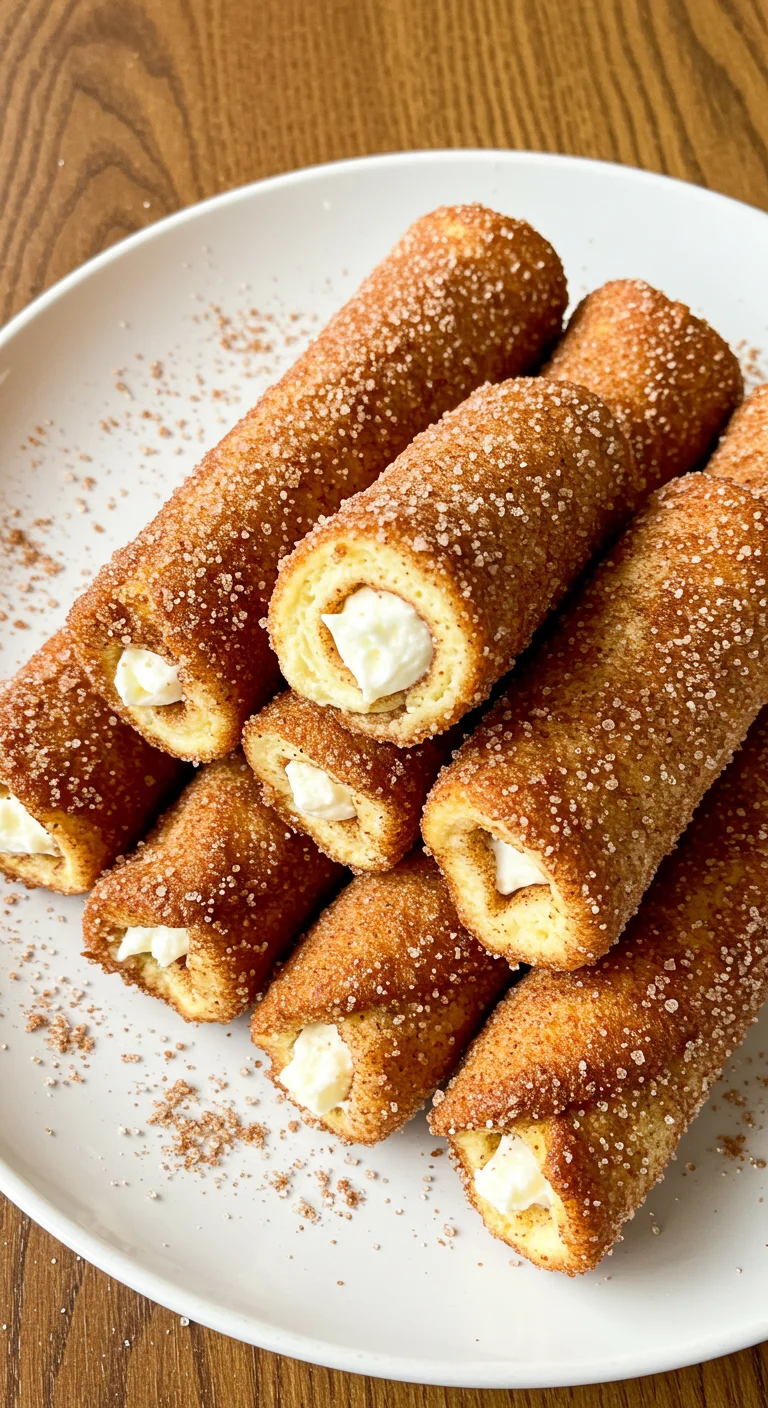 Cinnamon Sugar French Toast Roll-Ups