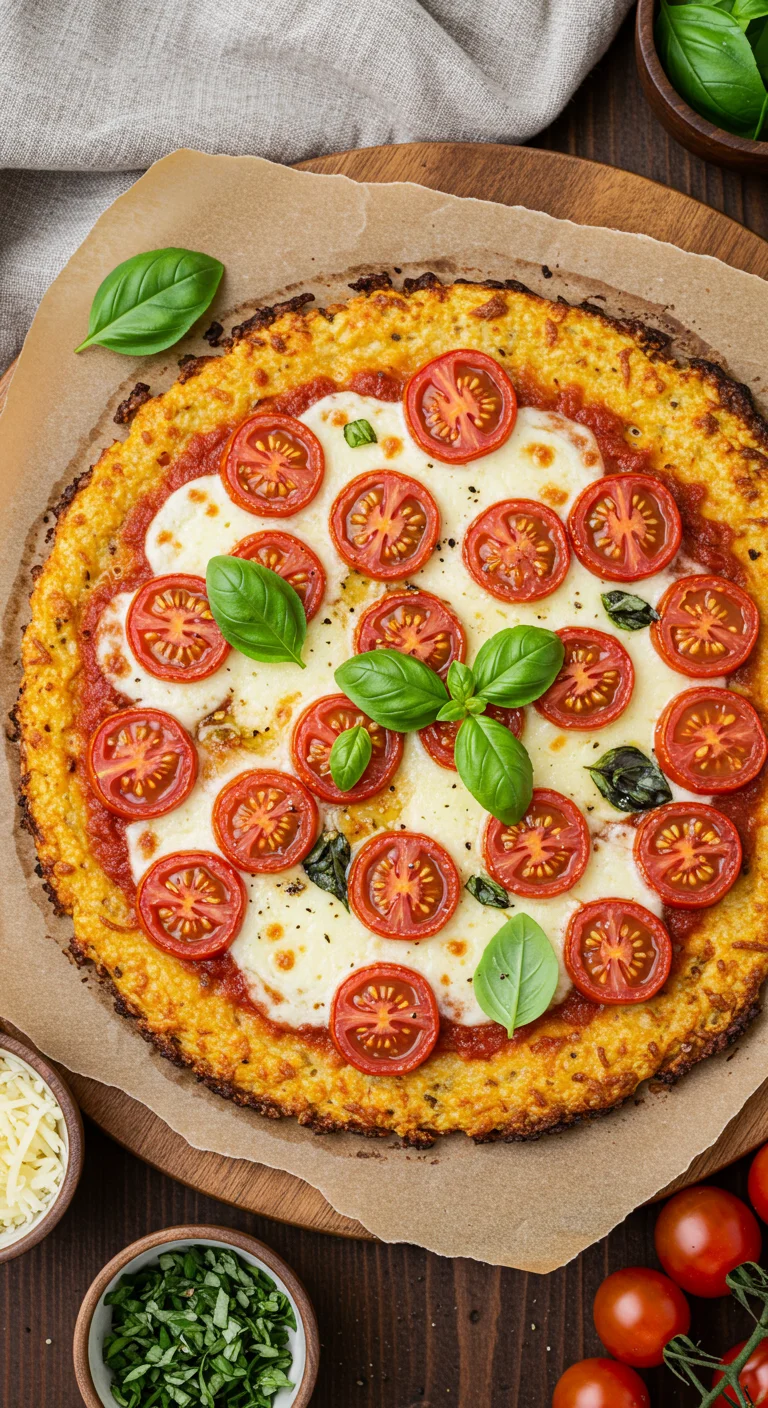 Easy Cauliflower Pizza Crust