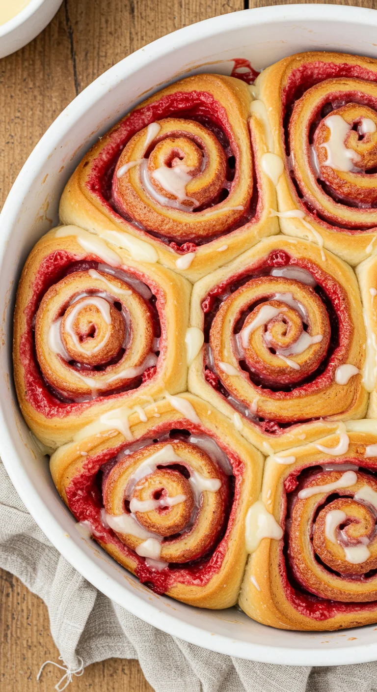 Strawberry Cinnamon Rolls