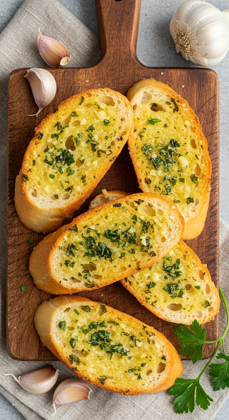 Air Fryer Garlic Bread