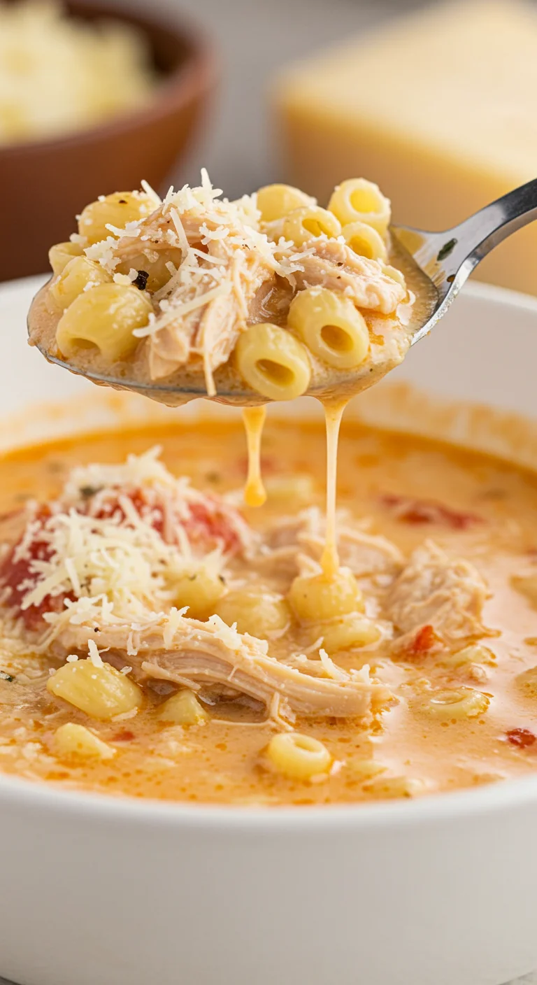 Creamy Chicken Parmesan Soup