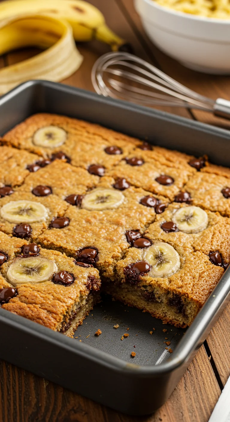 Chocolate Chip Banana Bars