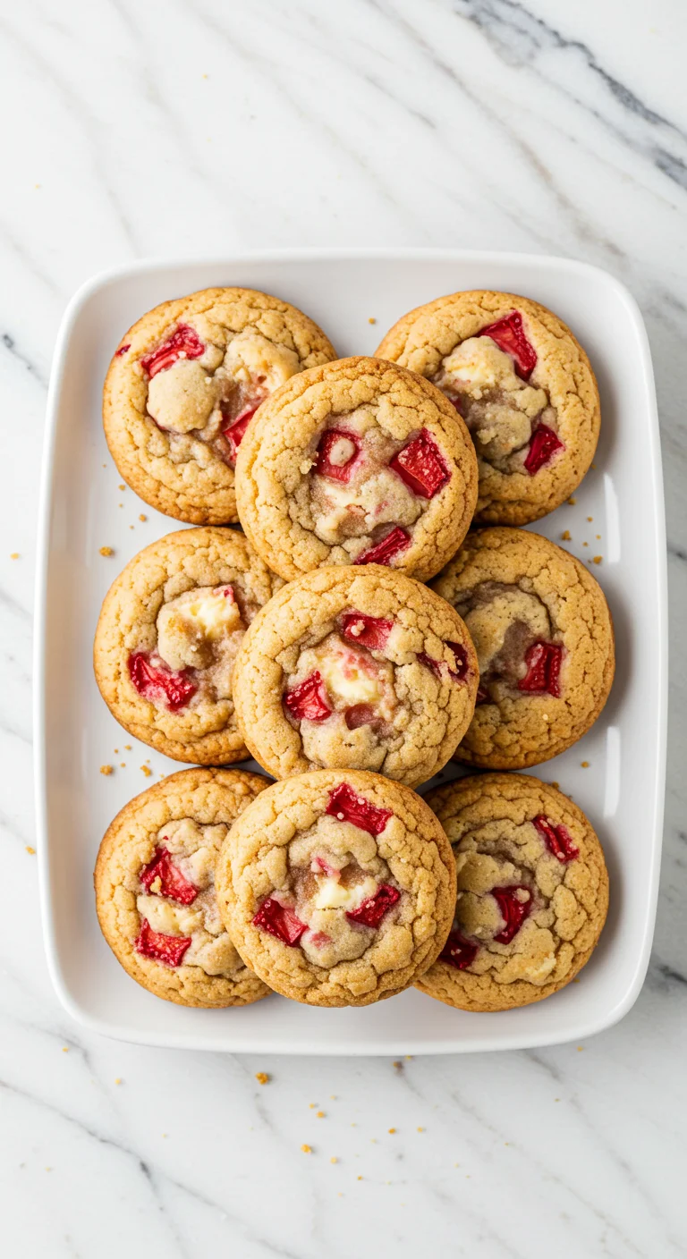 Strawberry Cheesecake Stuffed Cookies