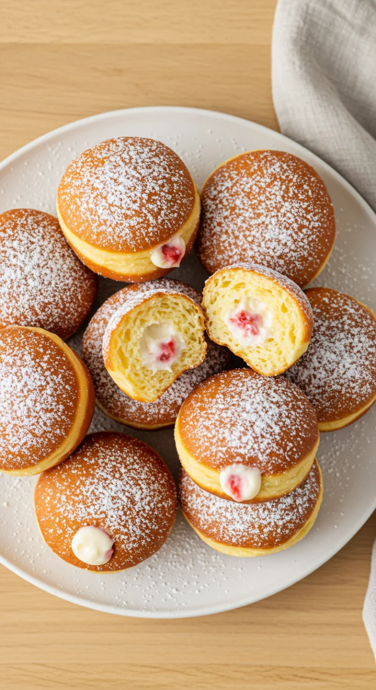 Strawberry Cheesecake Donuts