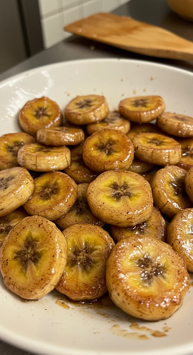 Air Fryer Caramelized Bananas