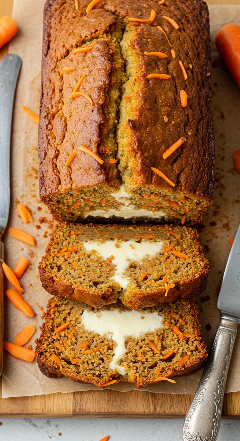 Carrot Cake Loaf with Filling