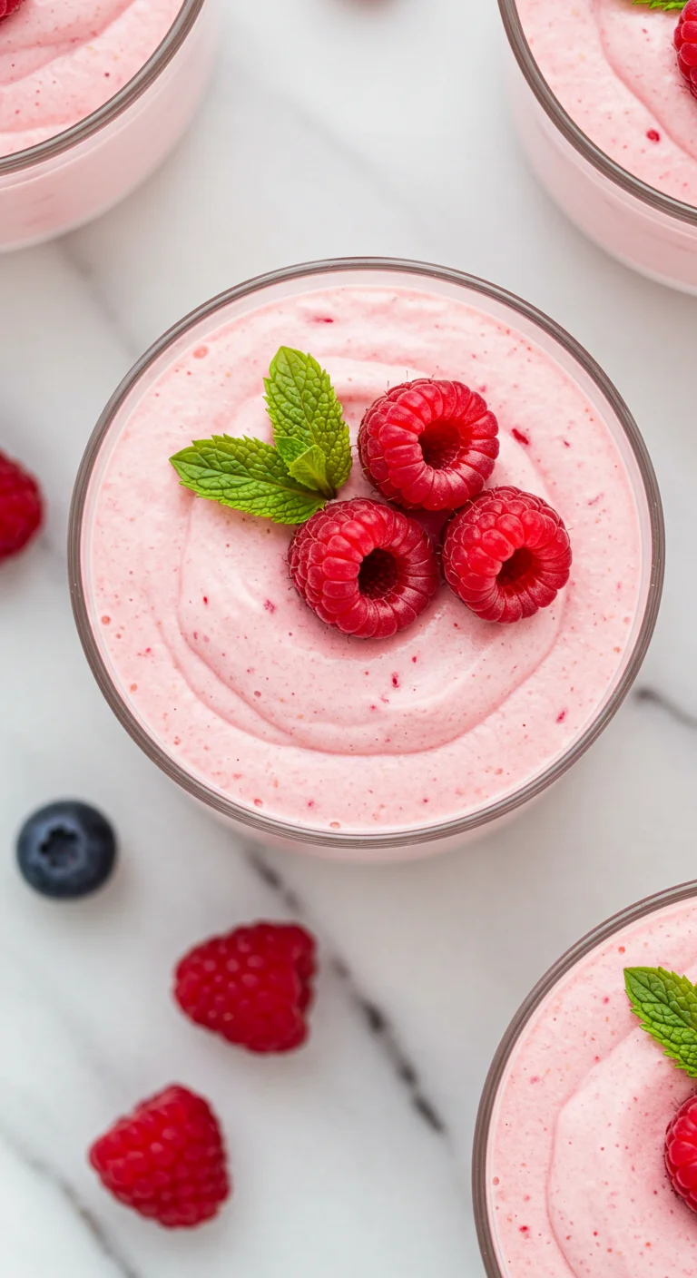 Fresh Raspberry Cloud Mousse