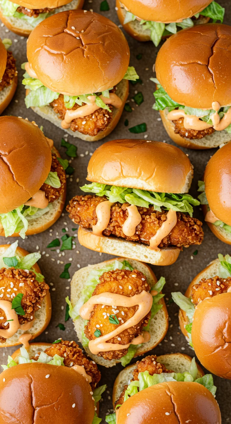Bang Bang Chicken Sliders