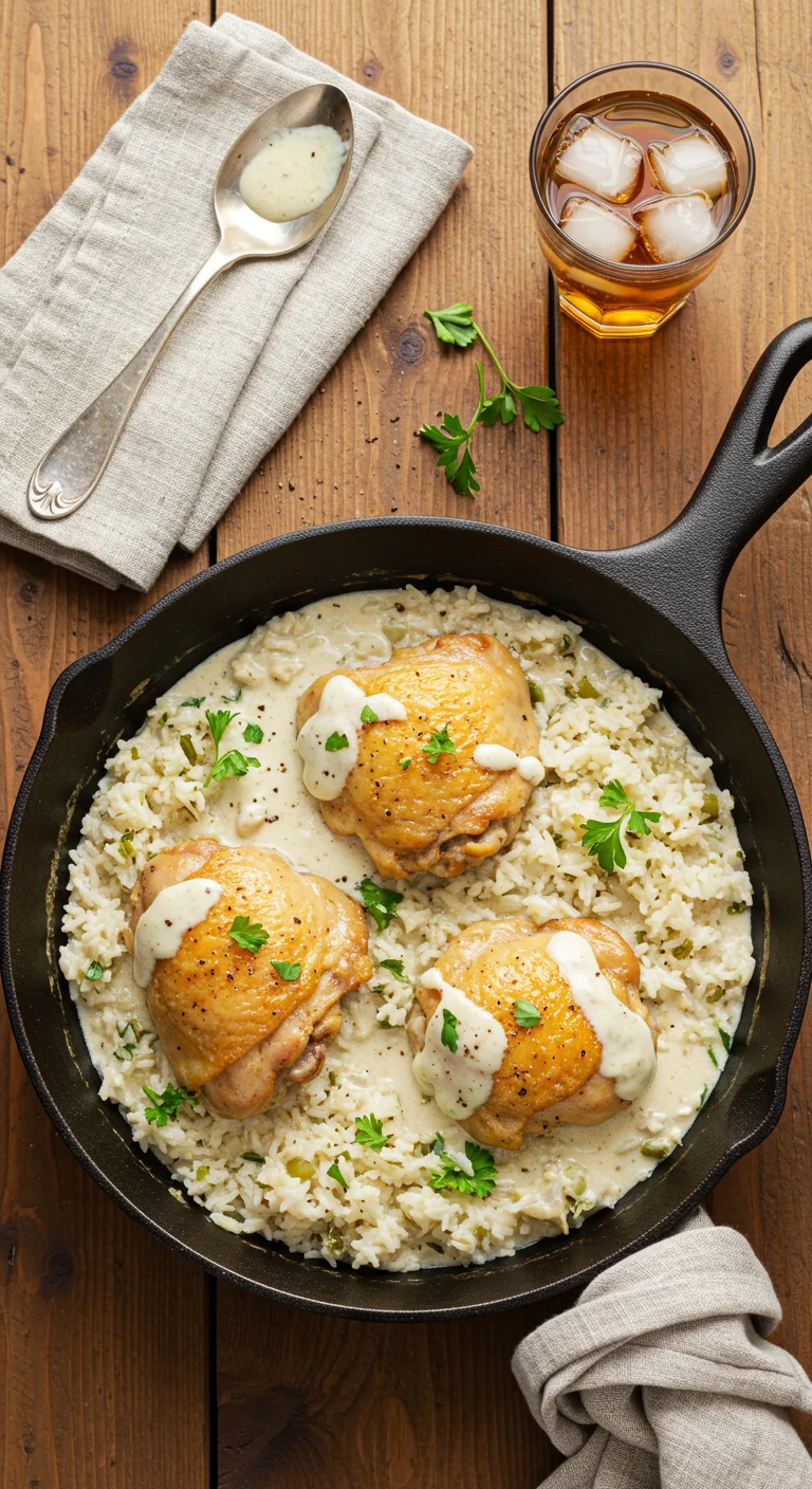 Best Smothered Chicken and Rice