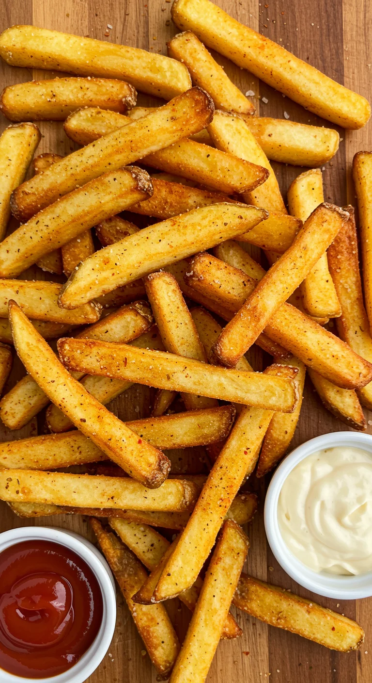 Crispy Air Fryer Seasoned French Fries