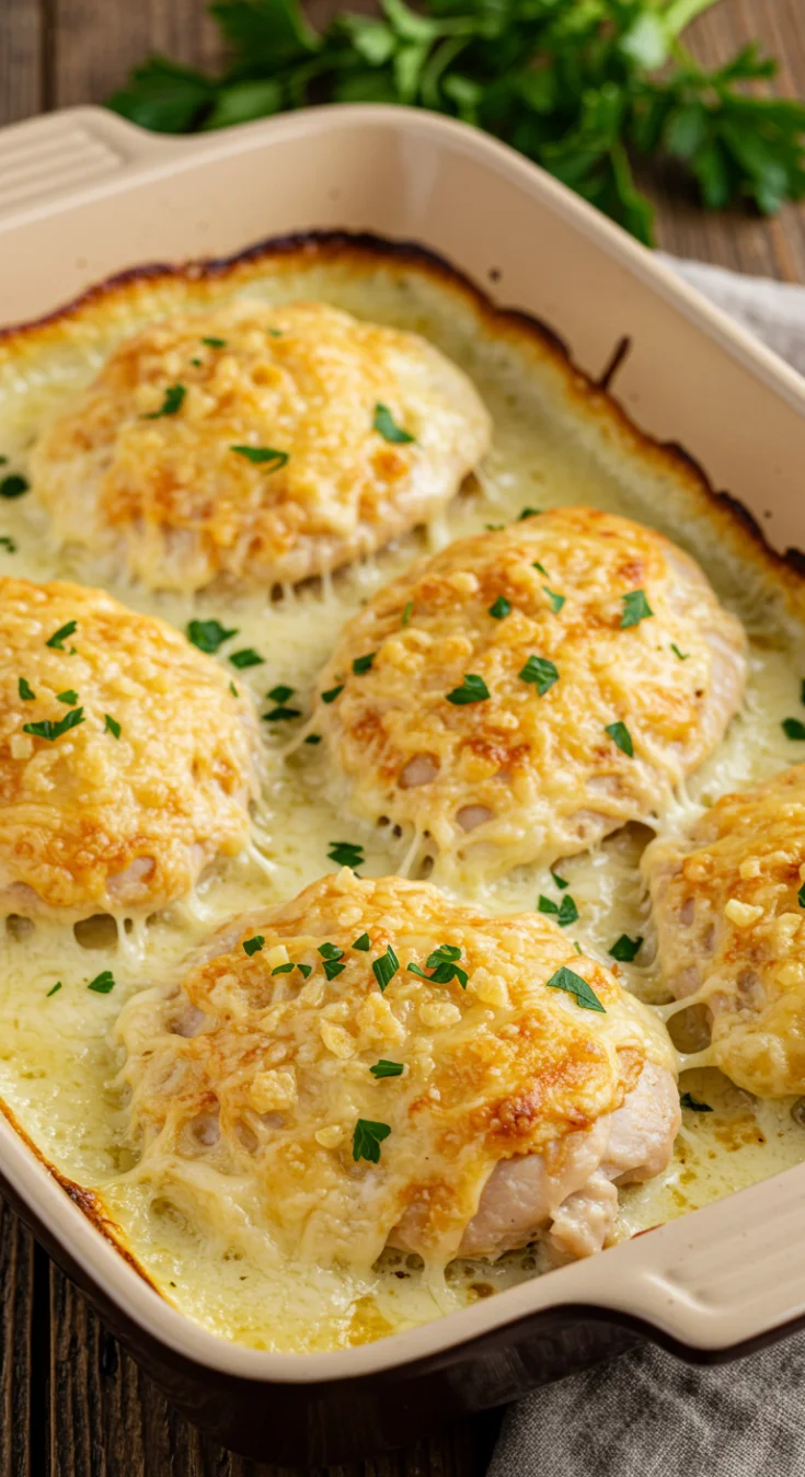 Garlic Parmesan Chicken Bake