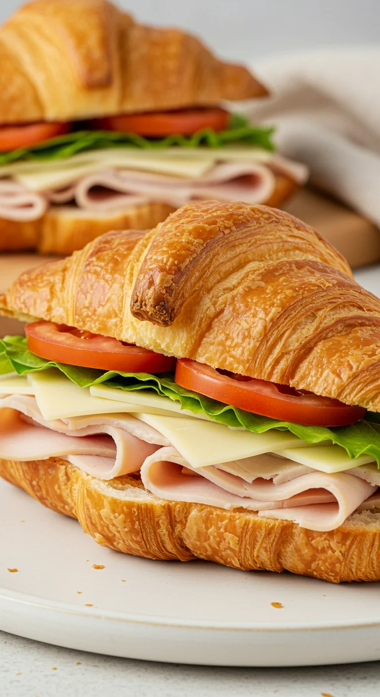 Turkey Croissant Sandwich