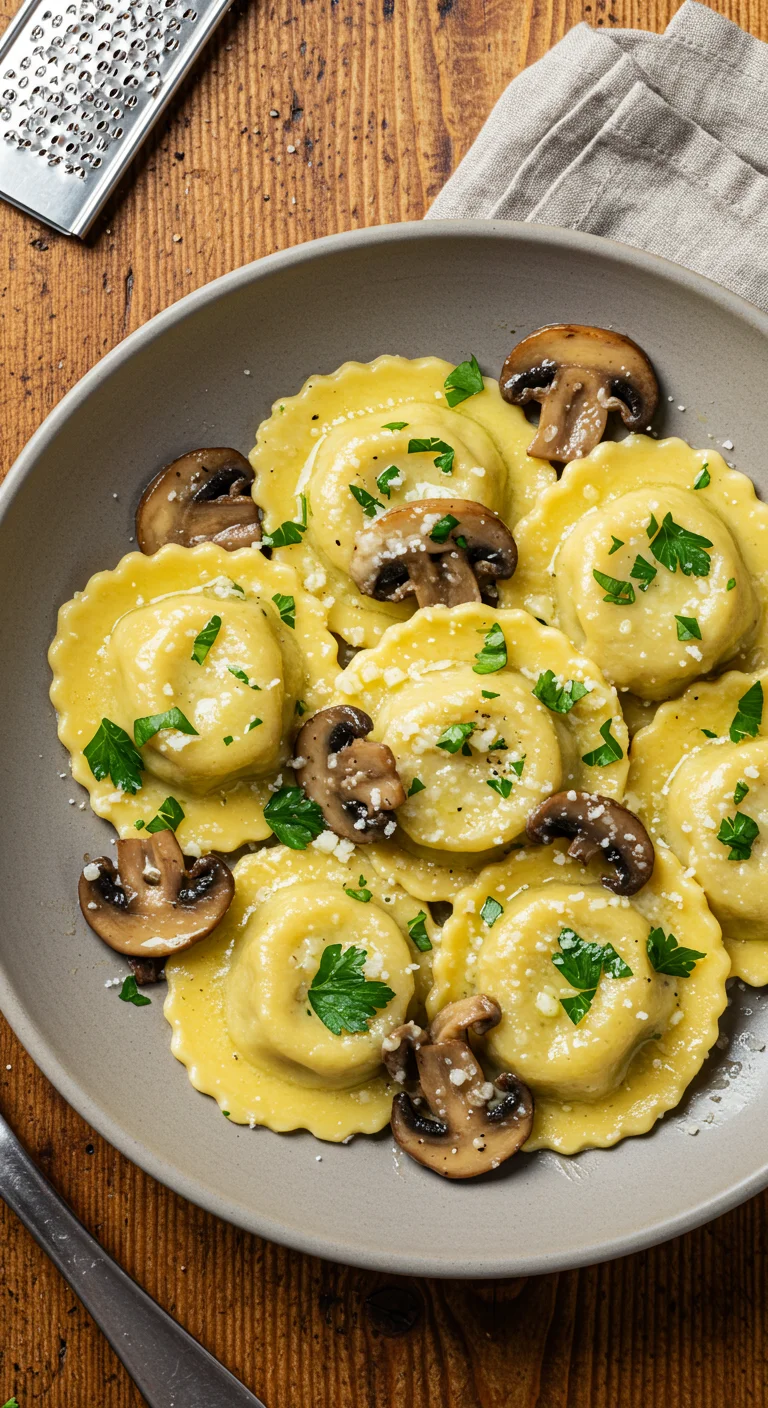 Mushroom Ravioli