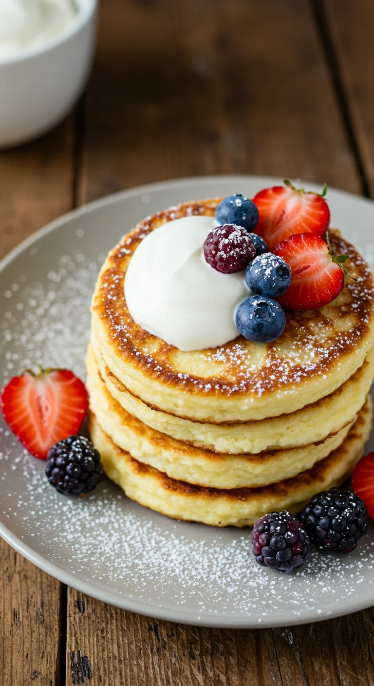 Cottage Cheese Pancakes