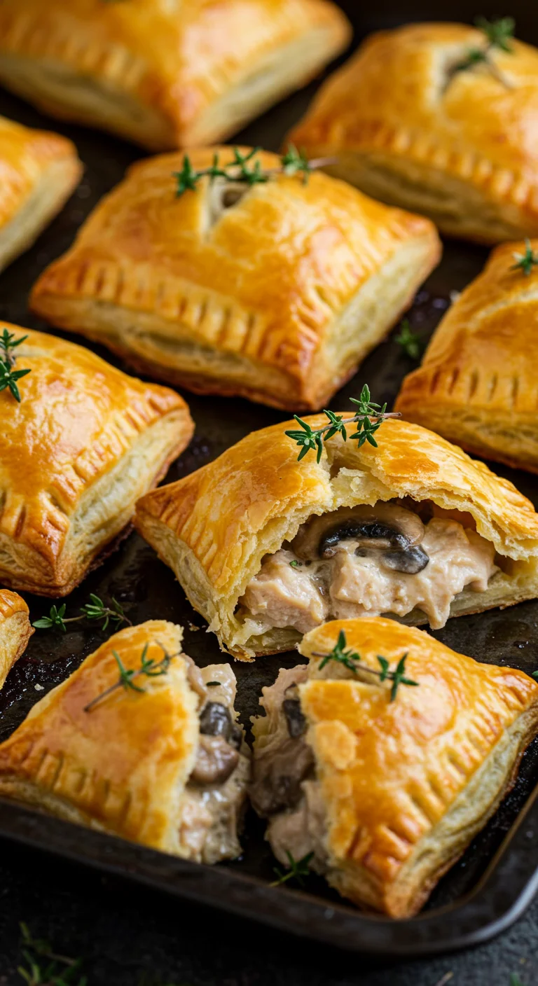 Chicken and Mushroom Pastry