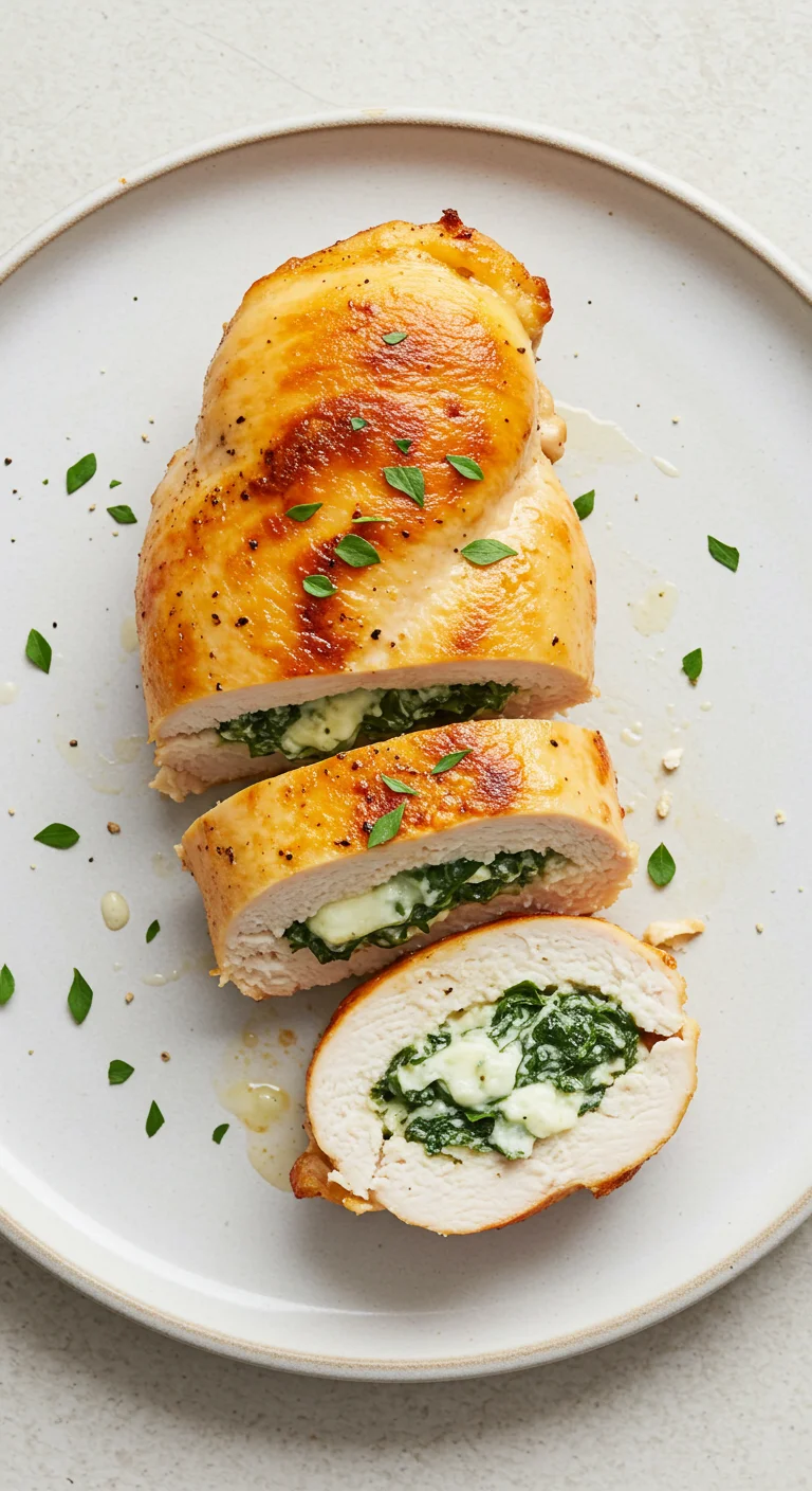 Spinach Stuffed Chicken