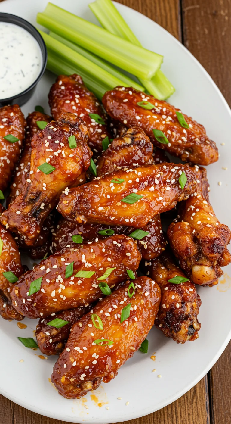 Sweet and Spicy Chicken Wings