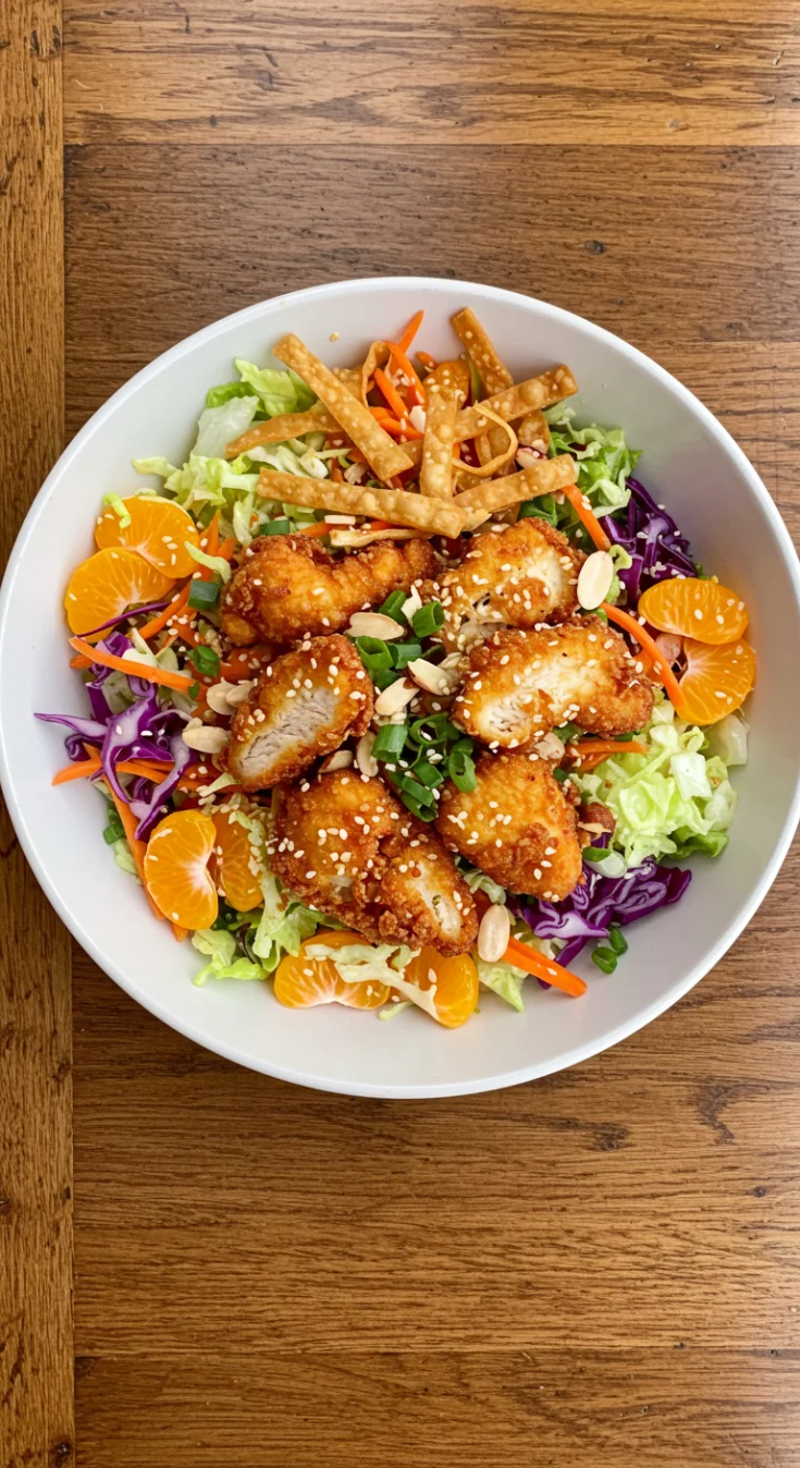Crispy Asian Chicken Salad