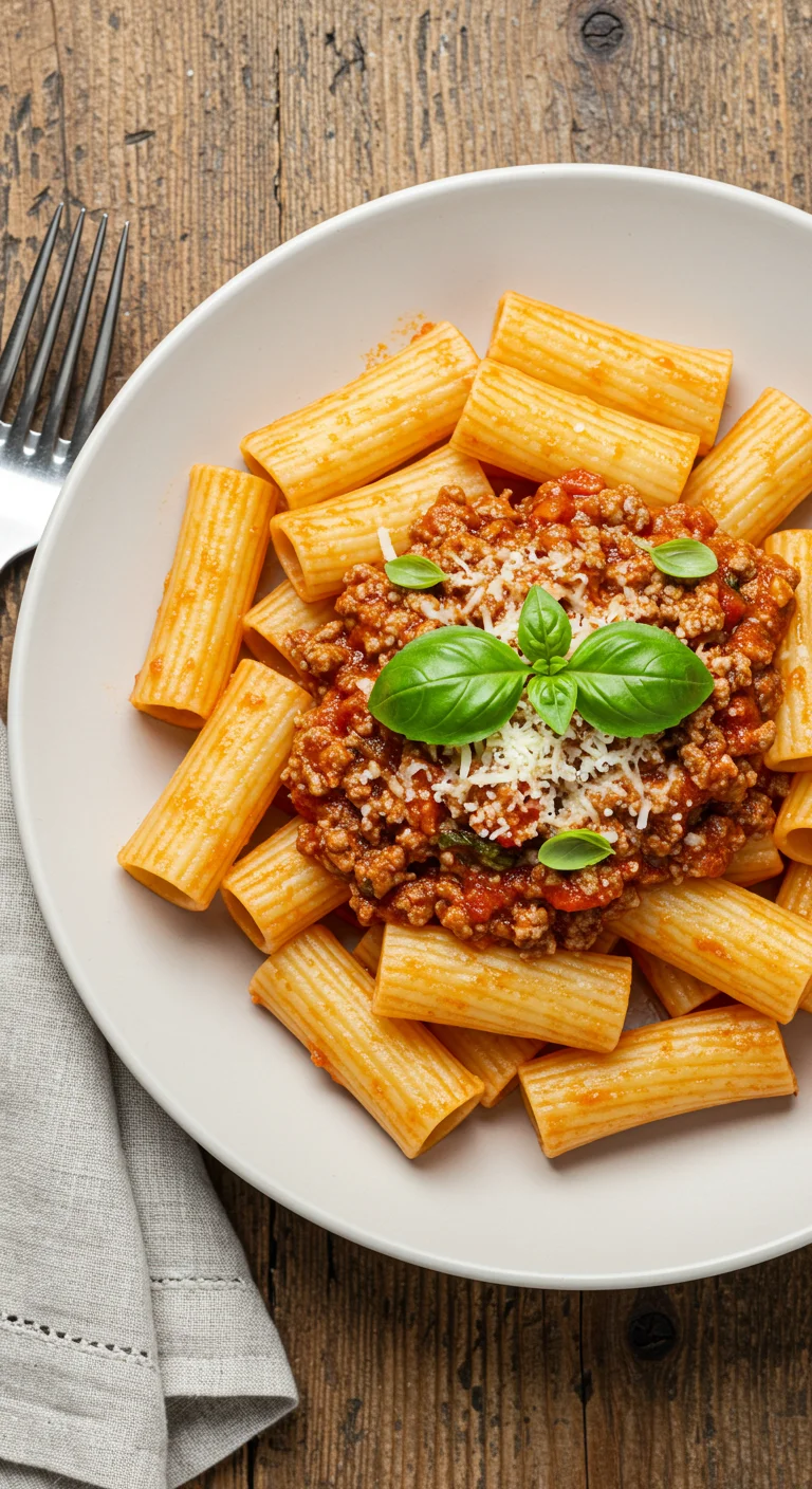 Rigatoni Bolognese